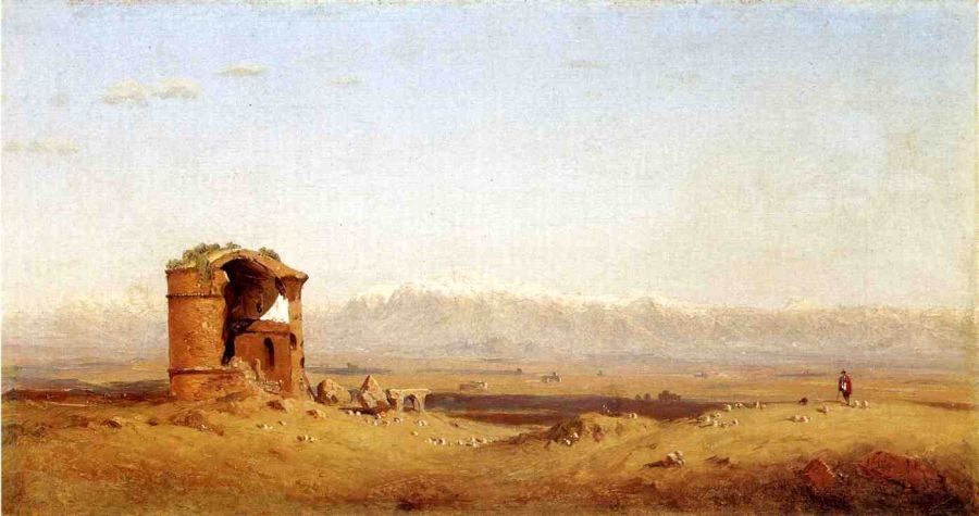 Sanford Robinson Gifford Torre dei Schiavi - Roman Campagna
